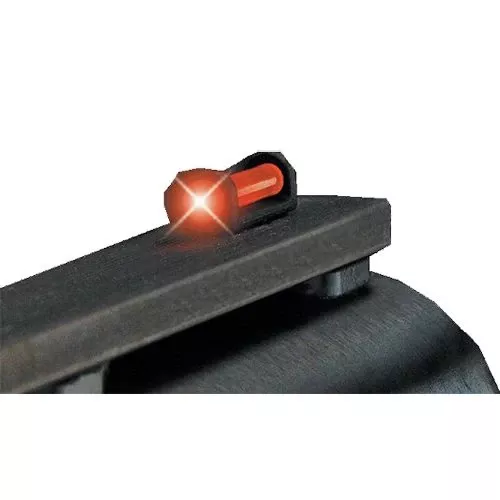 Truglo TG947CRM Long BeadBeretta, Benelli, Stoeger 2000/P-350 Pump Fiber Optic Red 2.6mm Base Thread Black