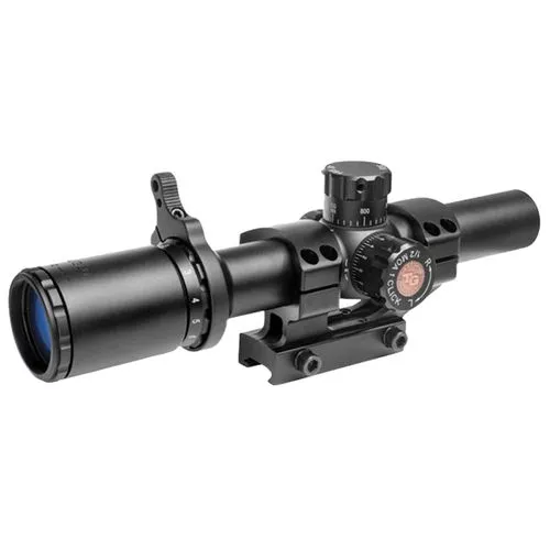 Truglo Tru-Brite 30 1-6x 24mm Objective Wide FOV 30mm Tube Black Matte Finish Illuminated Duplex Mil-Dot