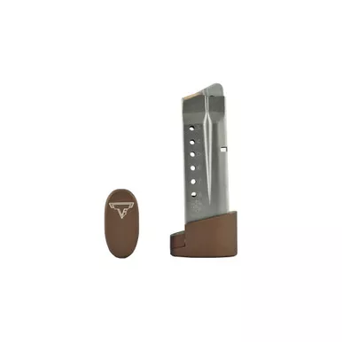 TTI Firepower +1/+2 9mm & 40SW M&P Shield Base Pad Extension - Coyote Bronze Finish