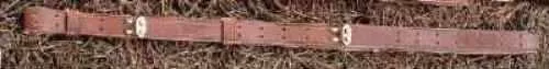 Uncle Mike's Military Sling 1" Brown Plain Leather 2611-2