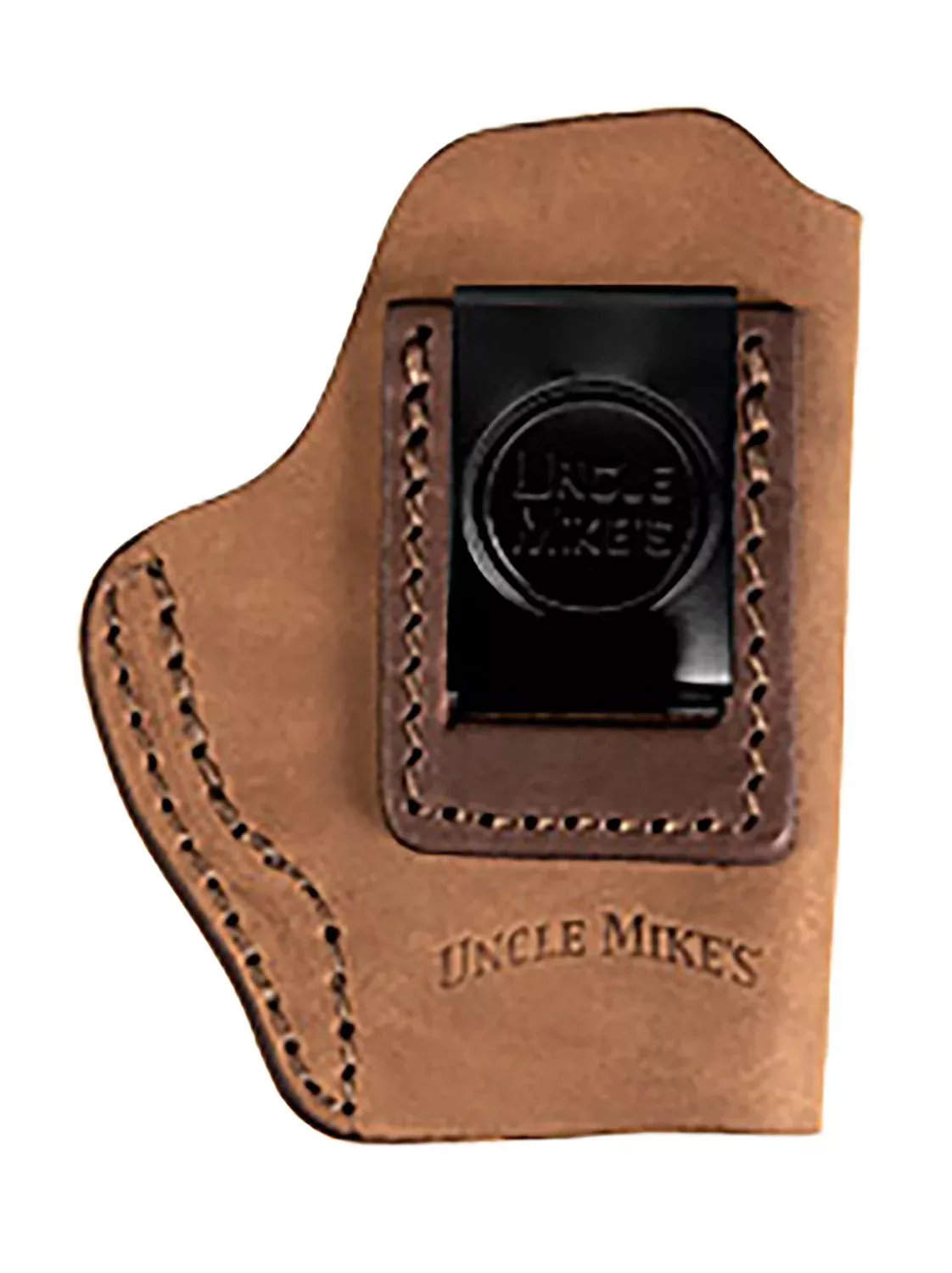 Uncle Mikes-leather(1791) UMIWB1BRWA Inside the WaistbandIWB Size 01 Brown Leather Belt Clip Fits Walther PPK