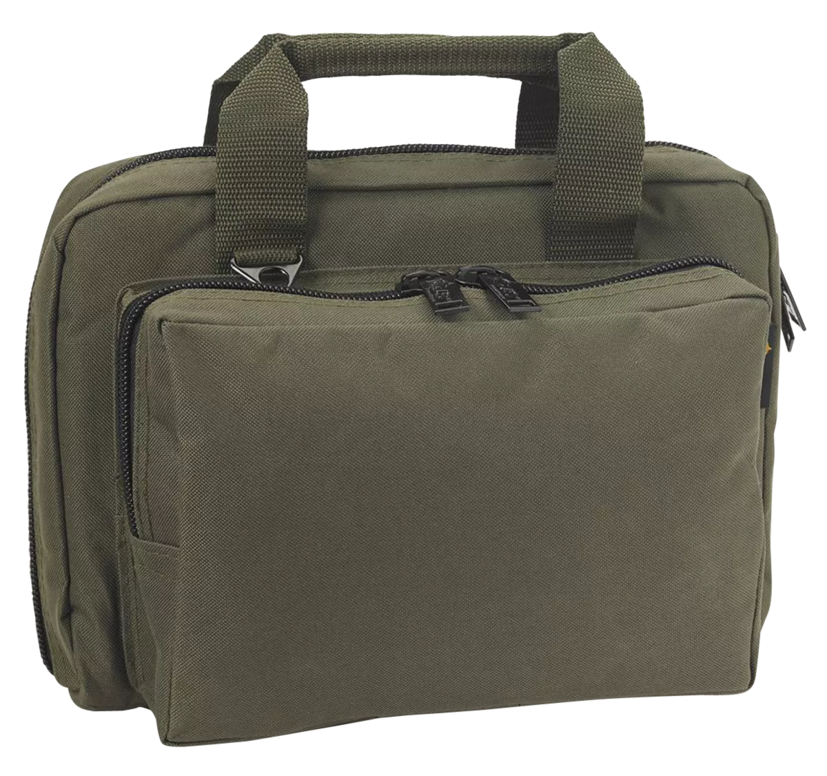 US PeaceKeeper P21106 Mini Range Bag Water Resistant OD Green 600D Polyester with 8 Mag Pockets, Lockable Zippers & Wraparound Handles 12.75" L x 8.75" H x 3" D Exterior Dimensions