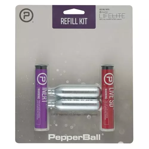 UTS/PEPPERBALL 970010178 LifeLite Refill KitIncludes Practice Projectile/SD PepperBall Projectile/2 CO2 Cartridges