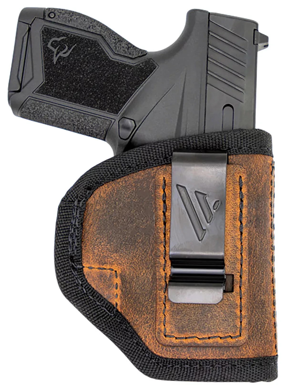 Versacarry RA2111 RangerIWB Size 01 Brown Polymer Leather Belt Clip