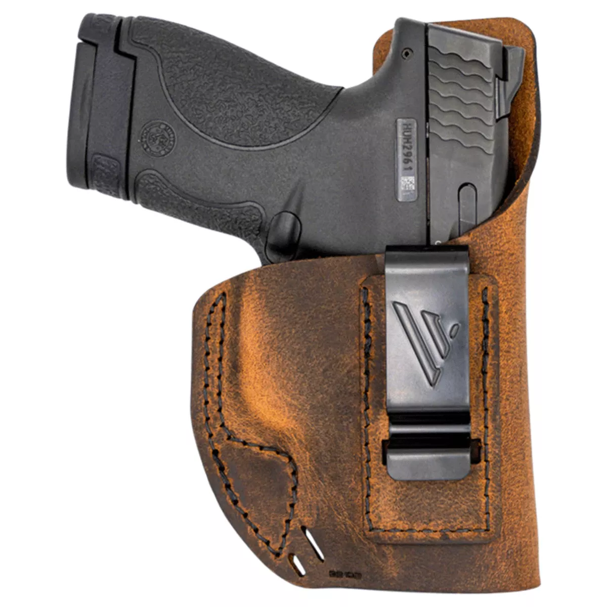 Versacarry RA2112 Ranger IWB Size 02 Brown Leather Belt Clip