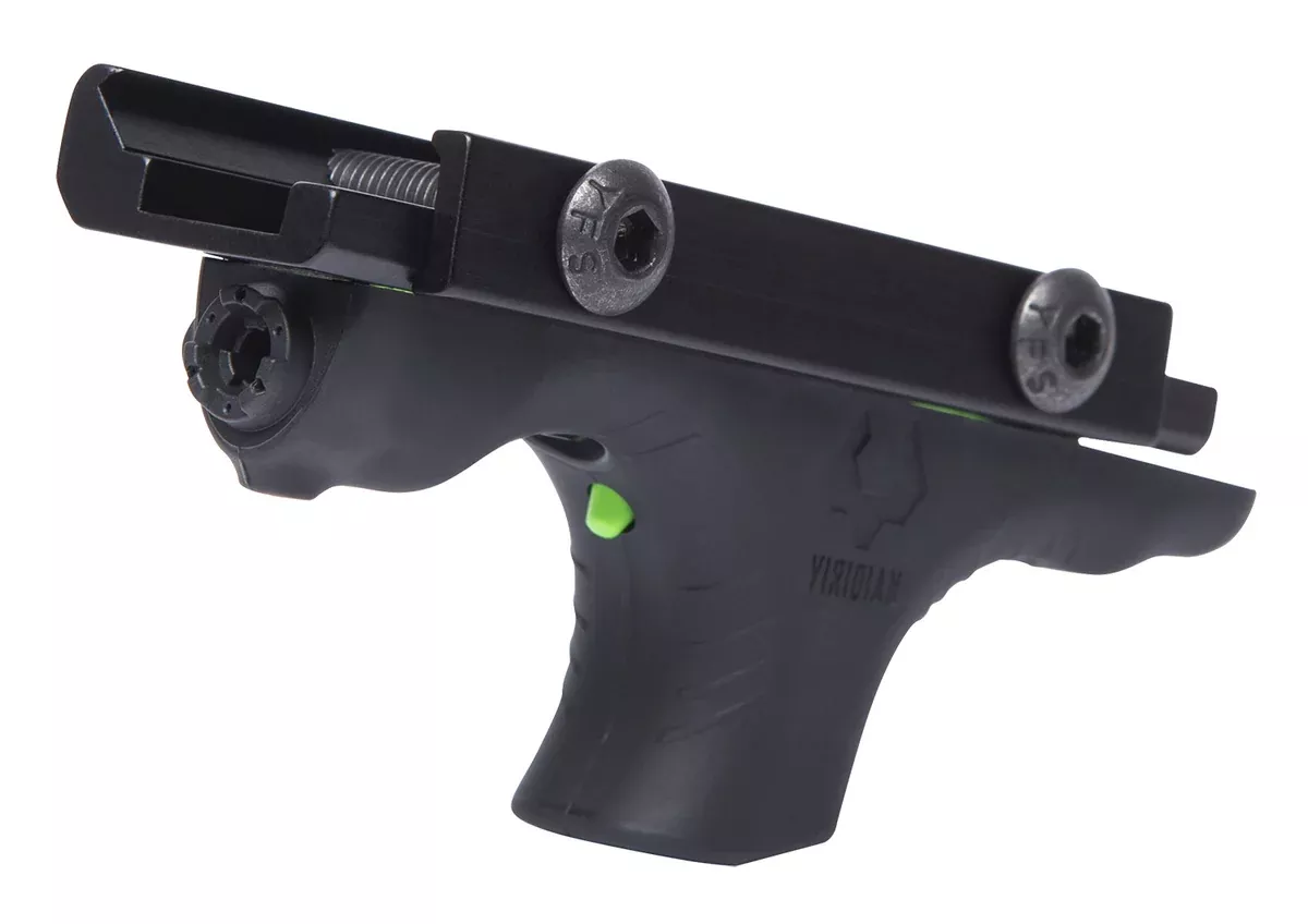 Viridian 9120057 HS1 AR Hand Stop Green Laser with Picatinny Rail Adapter HS Series Black
