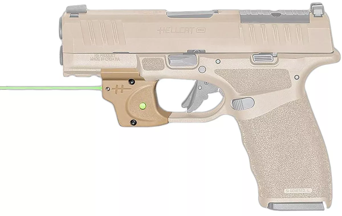 Viridian 9120085 Green Laser Sight for Springfield Hellcat Pro E-Series Flat Dark Earth