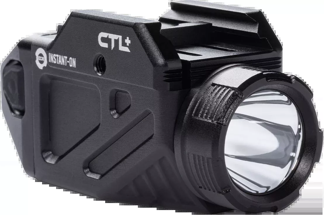 Viridian CTL+ with SAFECharge C Series Tactical Light 200/400/1,100 Lumens White LED - Black