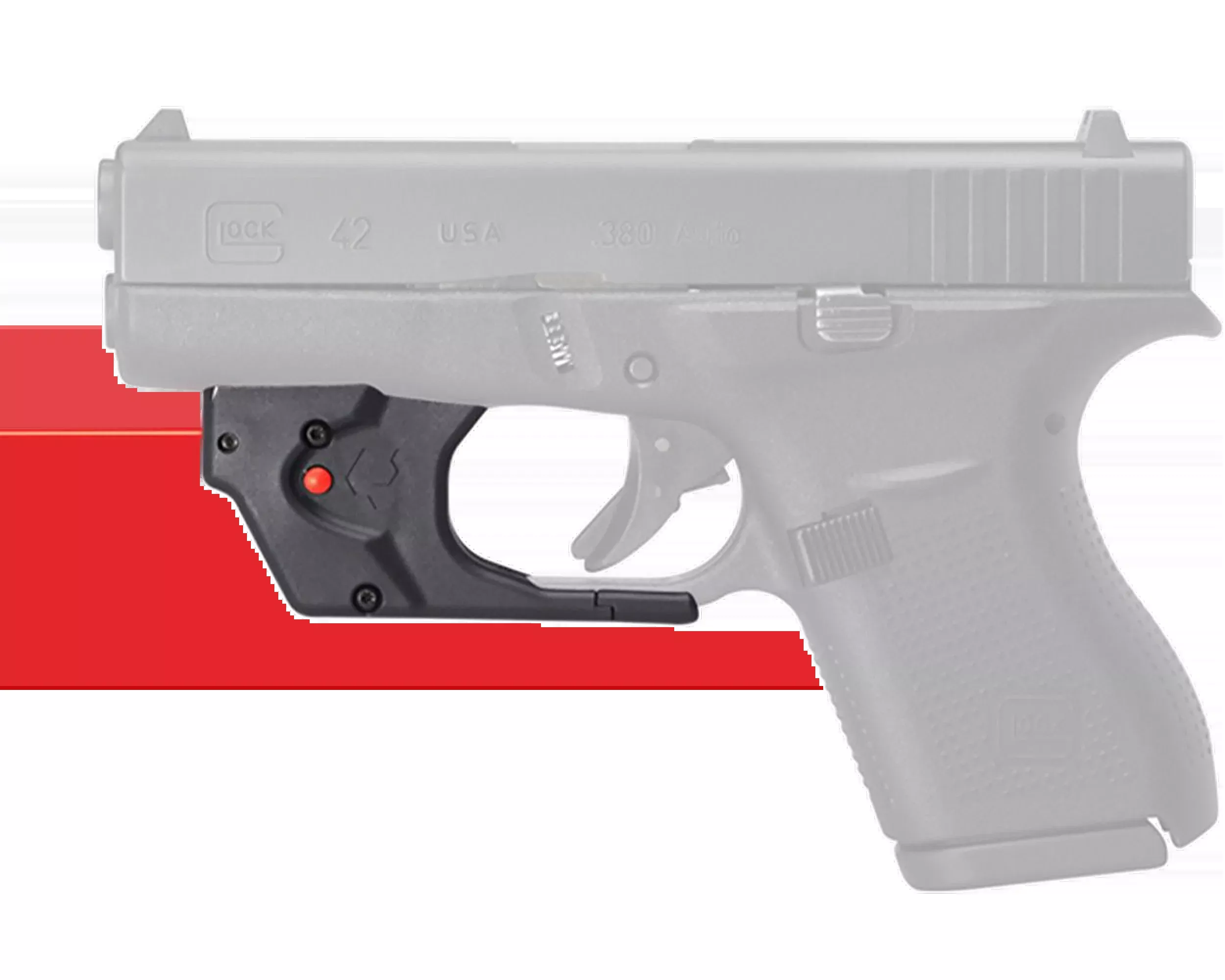 Viridian E-Series Red Laser Sight for Glock 42/43/43X/48 Black