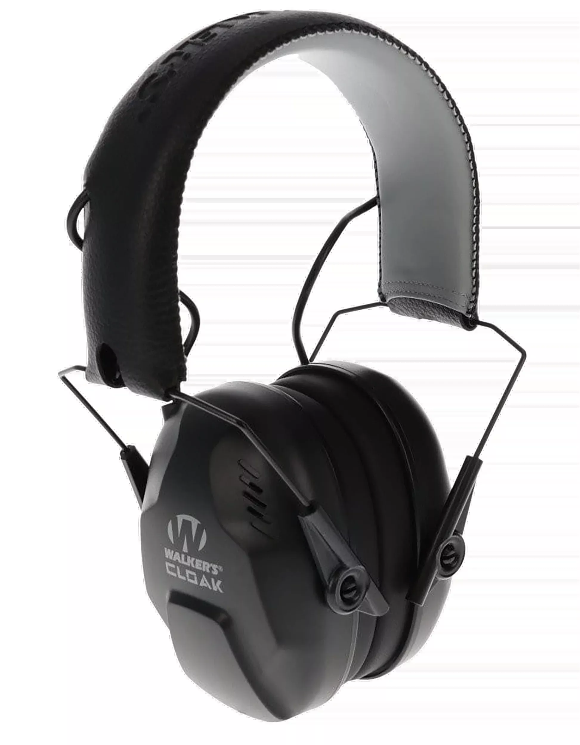 Walkers Game Ear Cloak Dual Mic Electronic Muff Over the Head 23-25 dB Black