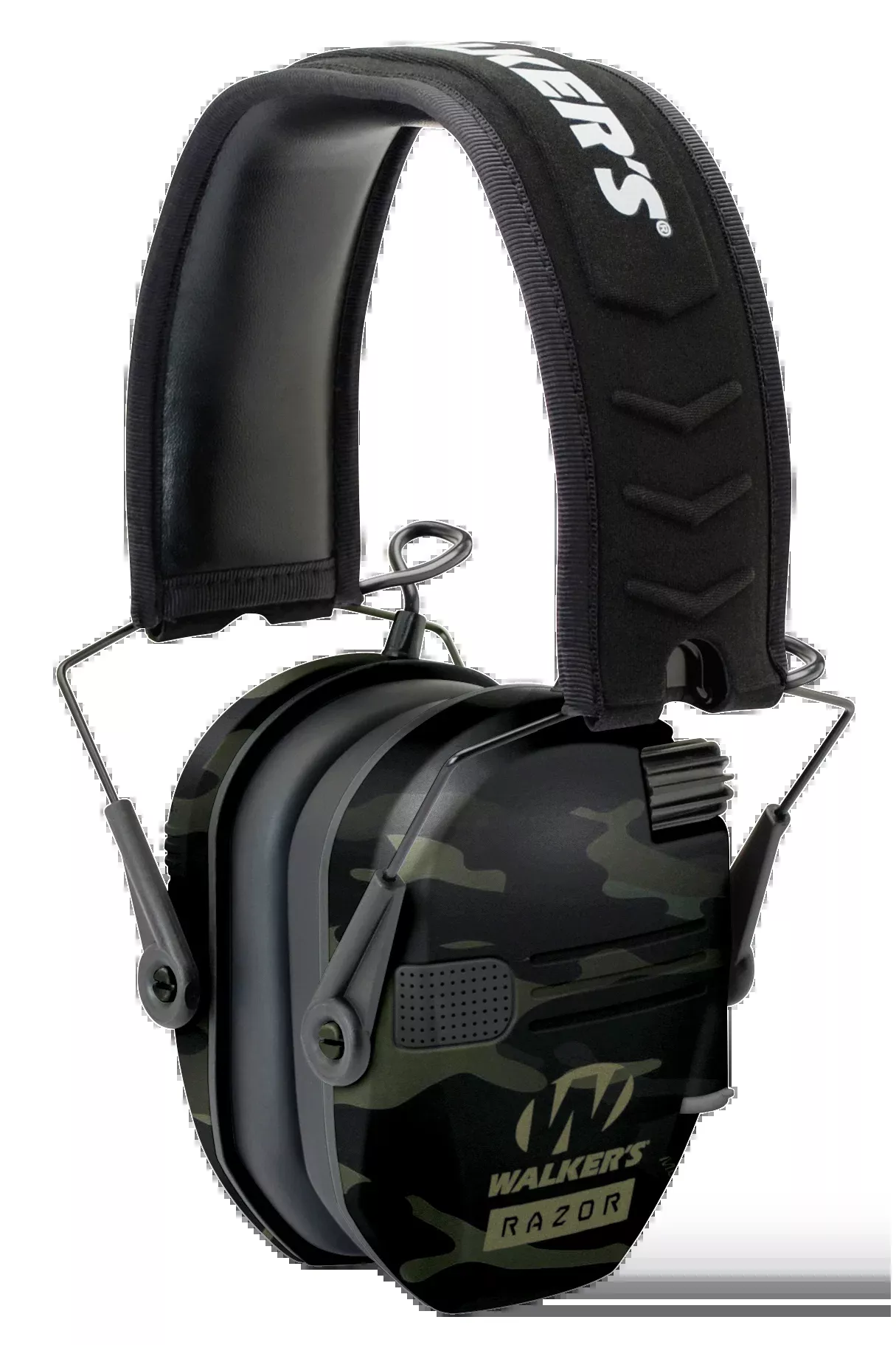 Walkers Game Ear Razor Slim Electronic Muff 23 dB Over the Head Multi-Cam/Black Polymer