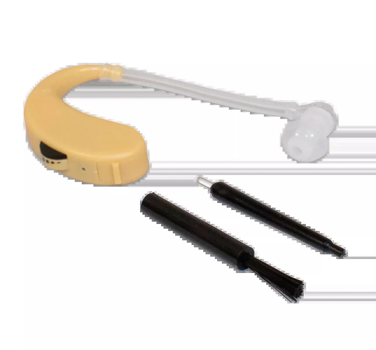 Walkers Game Ear Ultra Ear BTE 22 dB Behind the Ear Hearing Enhancer Natural Plastic