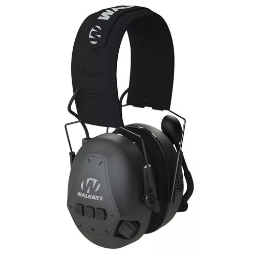 Walkers GWPBTPAS Bluetooth Passive Muffs Electronic Earmuff 26 dB W/Mic Black