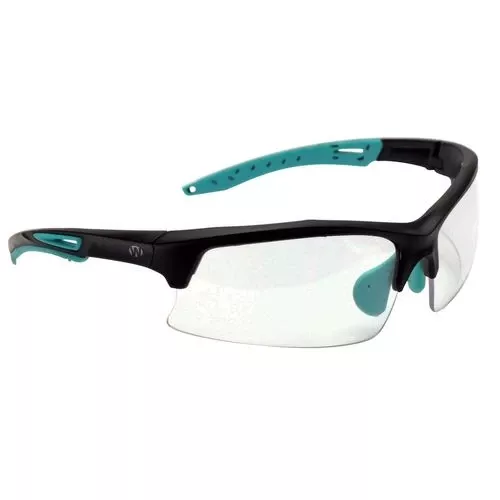 Walkers GWPTLSGLCLR Sport GlassesClear Polycarbonate Lens with Teal Frame 1 Pair