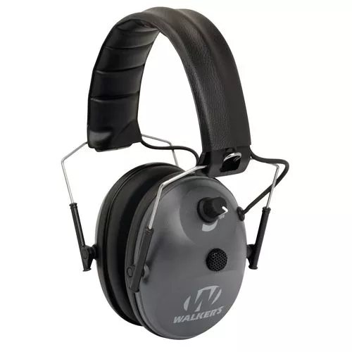 Walkers GWPWLK1MEM Low Profile Electronic Earmuff Electronic Earmuff 24 dB Gray