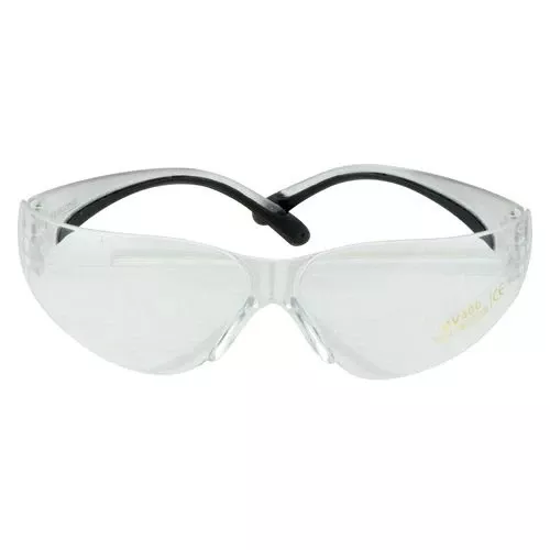 Walkers GWPYWSGCLR Shooting Glasses Clearview Youth Clear Polycarbonate Lens Black Half Frame 1 Pair for Women & Youth
