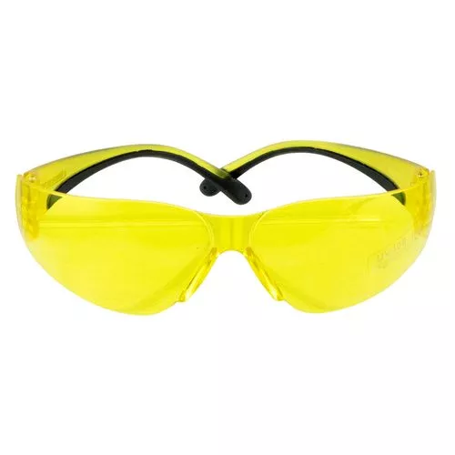 Walkers GWPYWSGYL Shooting Glasses Clearview Youth Yellow Polycarbonate Lens Black Half Frame 1 Pair for Women & Youth