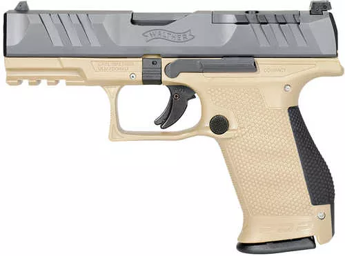 Walther Arms Inc. PDP Optic Ready Sub-Compact Double Action Semi-Auto Pistol 9mm Luger 4" Barrel (2)-15Rd Mags Black Slide Grey Finish
