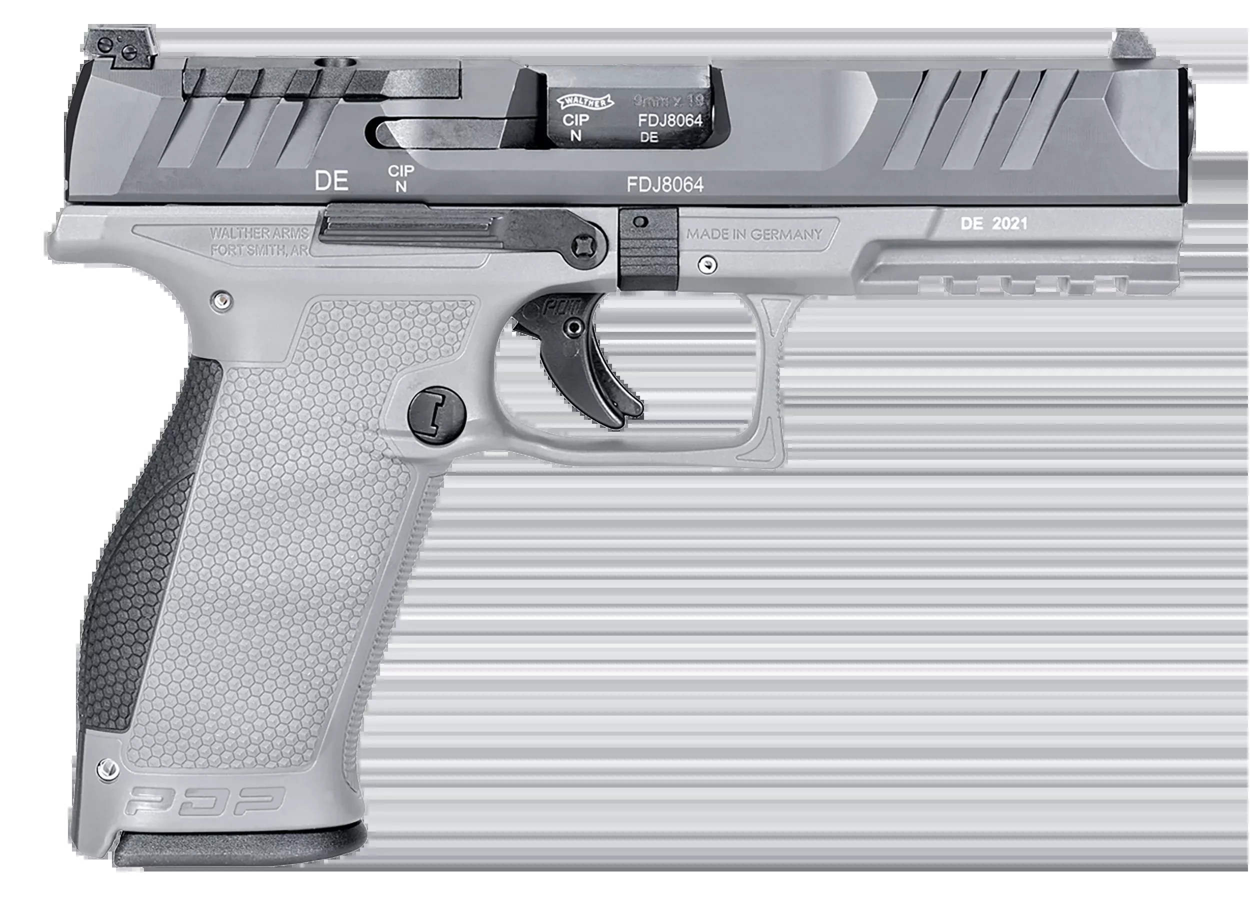Walther Arms PDP Full Size 9mm Luger 4.50" 18+1 Semi-Auto Pistol - Gray/Stainless