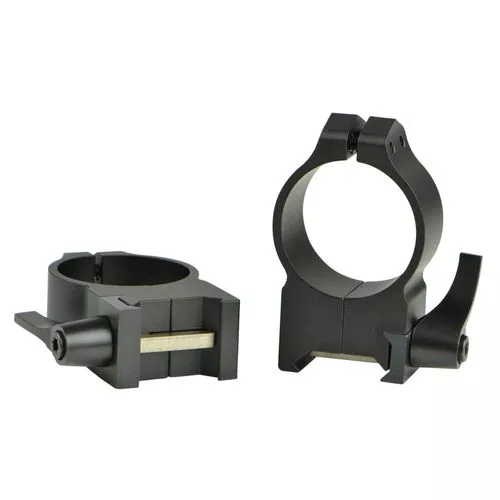 Warne 215LM Rings Maxima/Magnum Quick Detach High 30mm Diameter Matte Black