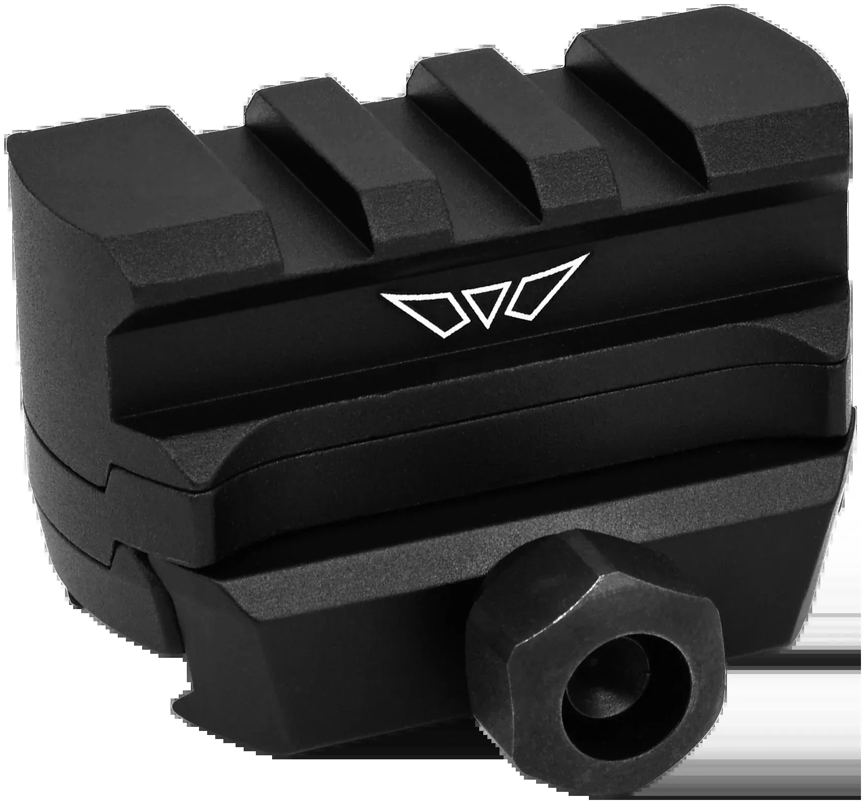 Warne 6102M Red Dot Riser Picatinny Rail Black Anodized Aluminum