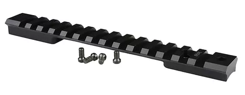 Warne 765420MOA Mountain Tech Tactical Rail Black Anodized Aluminum Weatherby Mark V 9 Lug Magnum Action 20 MOA