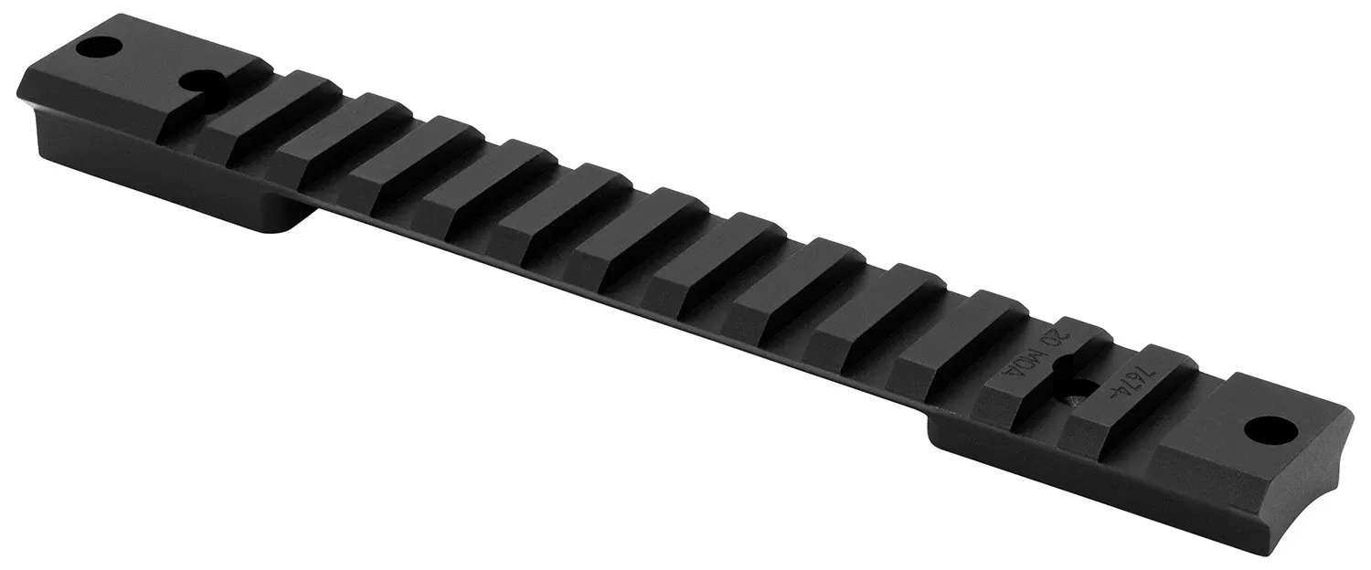 Warne 7674M Remington 700 Mountain Tech Tactical Rail Black Anodized0 MOA