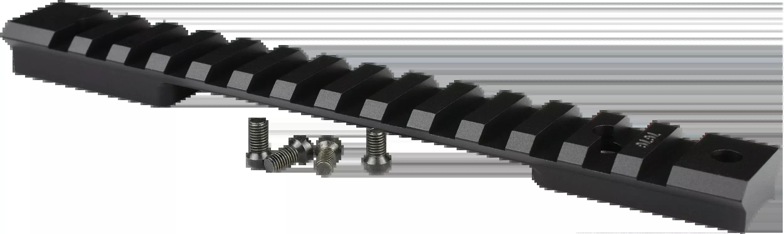 Warne 7676M Mountain Tech Tactical Rail Black Anodized Aluminum Winchester Model 70/Marlin XL-7 Long Action - 0 MOA