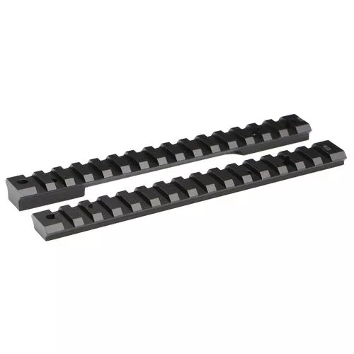 Warne 76T320MOA Mountain Tech Tikka T3 Black Hard Coat Anodized 20 MOA