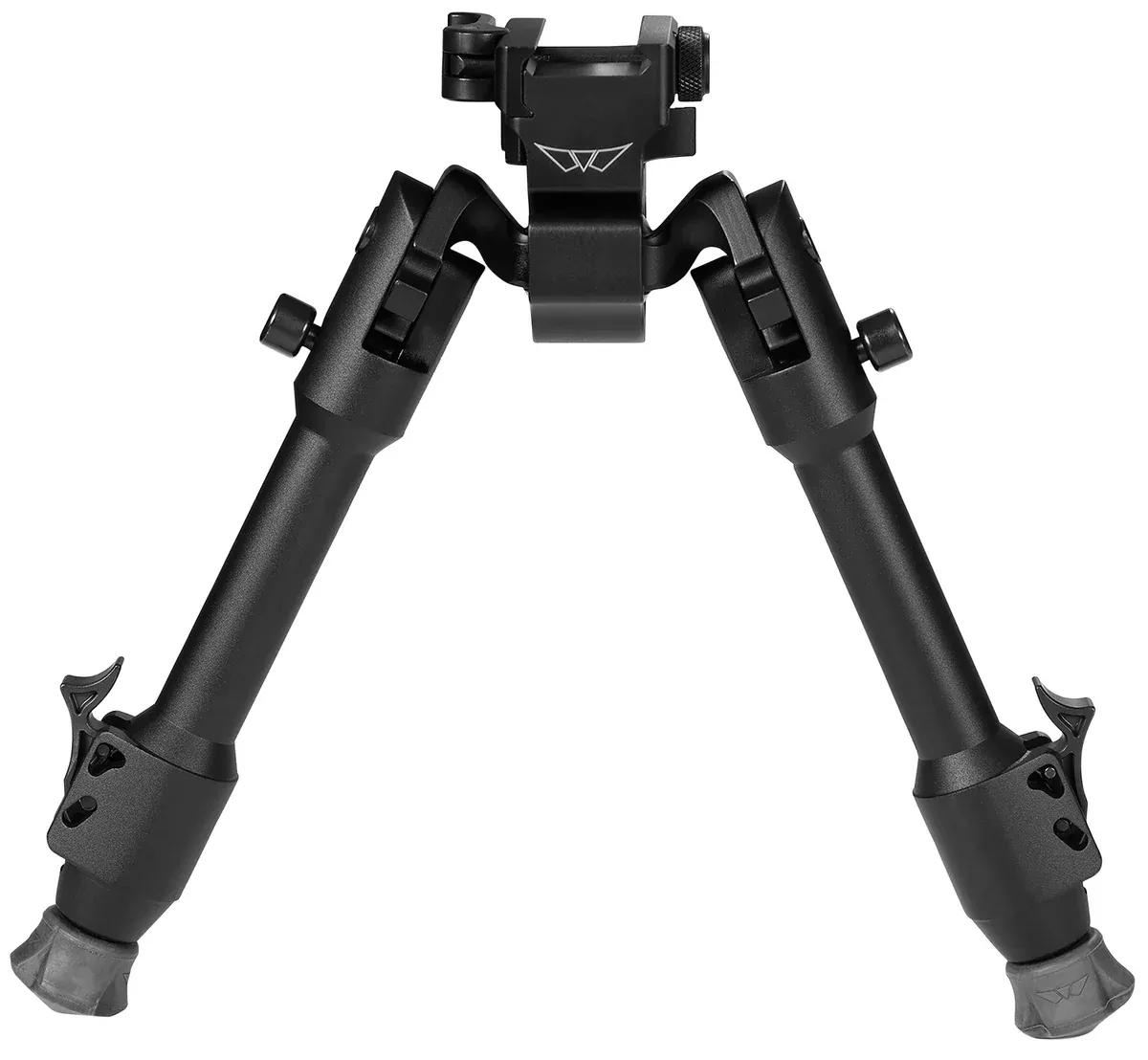 Warne 7901M Skyline Precision Bipodmade of Matte Black Aluminum with Picatinny Rail Attachment Type, Rapid Leg Deployment, 22 Degree Cant, 44 Degree Pan & 6.90-9.10" Vertical Adjustment