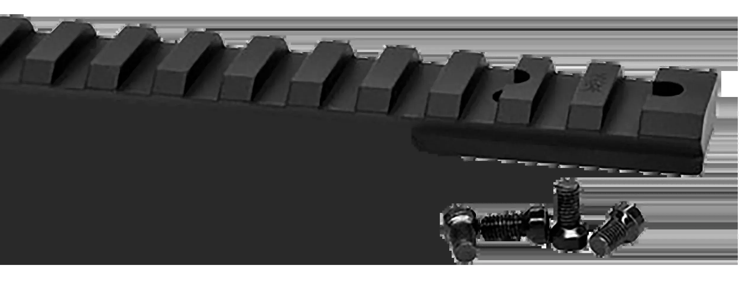 Warne Vapor Picatinny Rail Savage 93 / 93R17 / Mark II Rimfire E 15 MOA - Black Anodized Aluminum