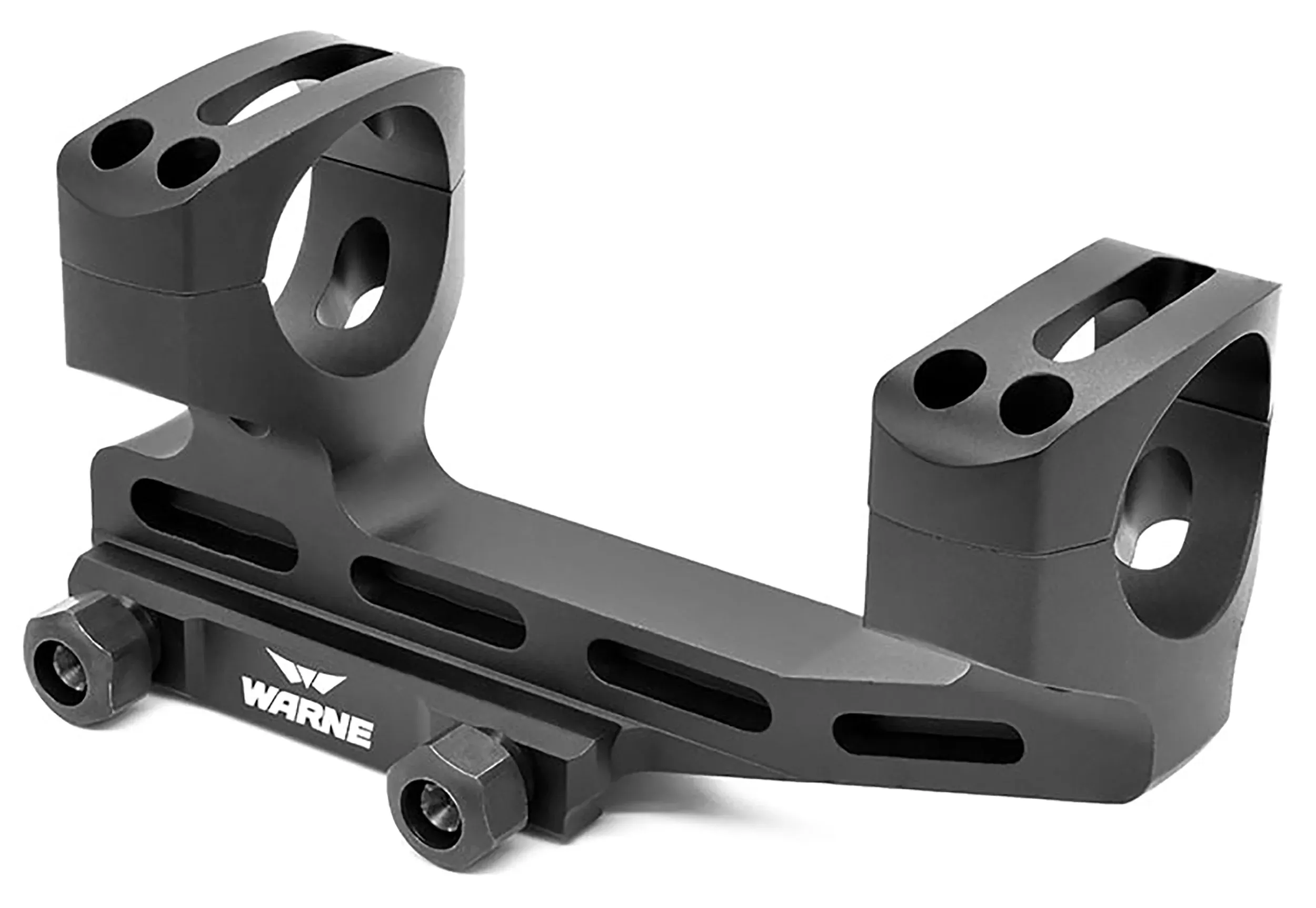 Warne X-SKEL Scope Mount/Ring Combo 34mm 1.9" Super High Cantilever Black Anodized