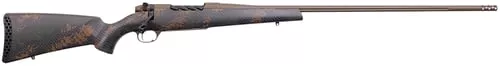 Weatherby MBC20N65CMR4B Mark V Backcountry 2.0 6.5 Creedmoor 4+1 22" Barrel, Patriot Brown Cerakote Metal Finish, Brown Sponge Pattern Black Peak 44 Blacktooth Stock