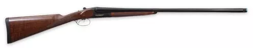 Weatherby OG14128DSM Orion410 Gauge Break Open 3" 2 Shot 28" Blued Side By Side Barrel, Blued Steel Receiver, Straight English w/Splinter Forend Walnut Wood Stock