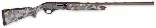 Weatherby Sorix Full Size 20 Gauge Bolt 3" 2+1 28" Burnt Bronze Cerakote Vent Rib Barrel & Drilled & Tapped Receiver, Adjustable Hush Camo Synthetic Stock, Ambidextrous, Benelli Crio Plus Chokes