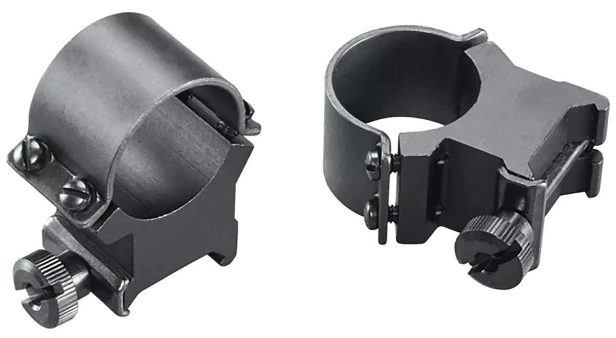 Weaver Mounts 49165 Sure Grip Detachable RingsMatte Black 1" Extra High