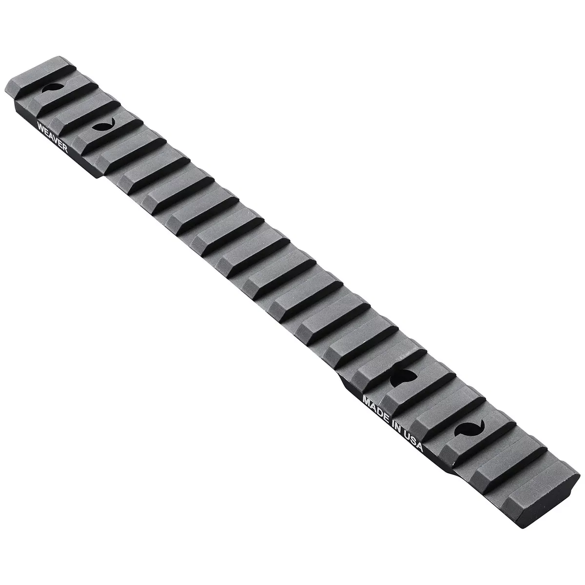 Weaver Mounts 99497 Multi-Slot BaseExtended Black Anodized Aluminum Fits Savage Target Long Action 20 MOA