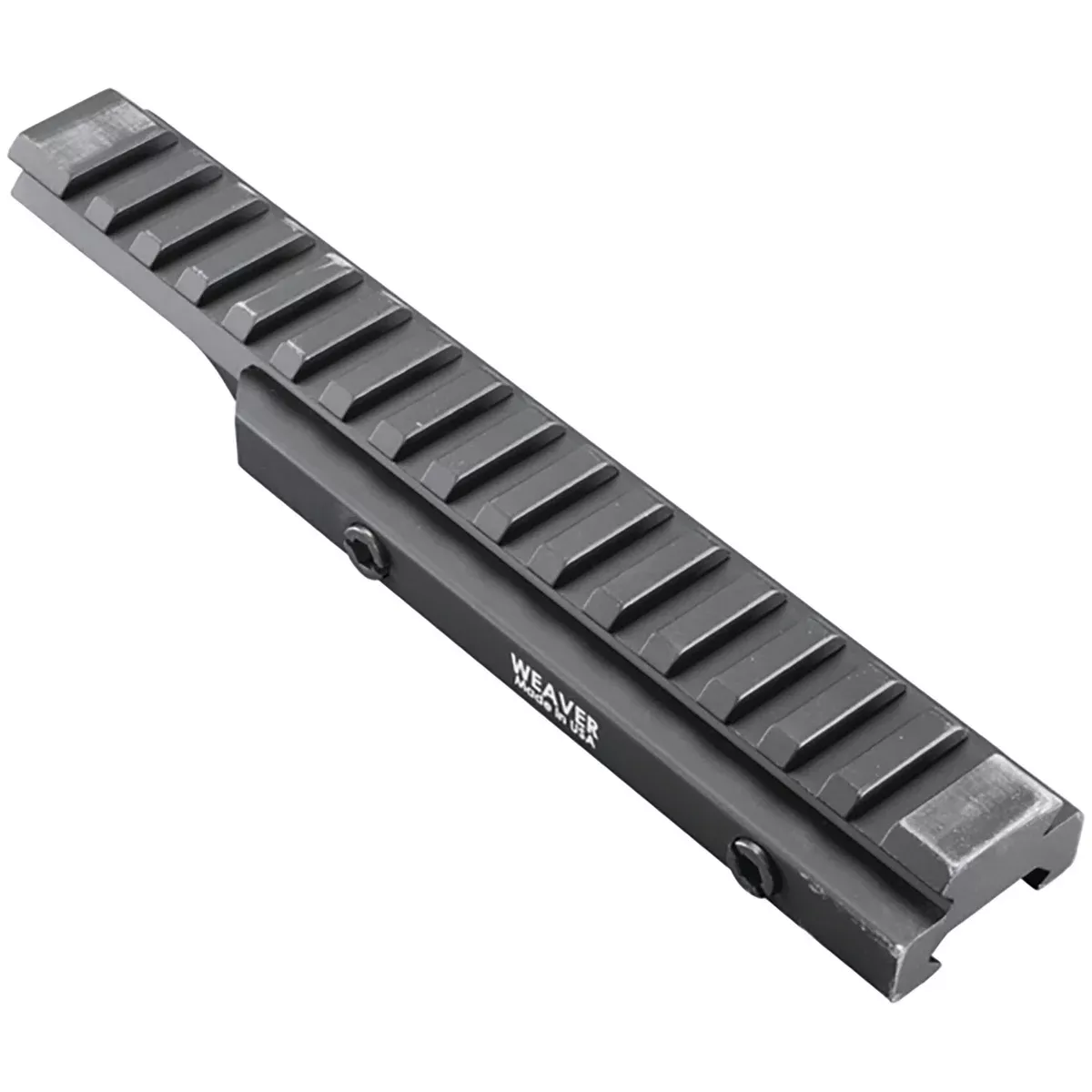 Weaver Mounts 99673 Flat Top Riser RailBlack Anodized 0 MOA
