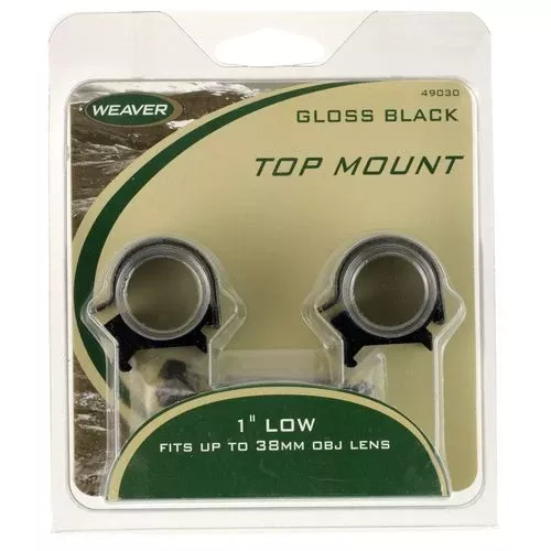 Weaver Mounts Top MountDetachable 30mm High Black