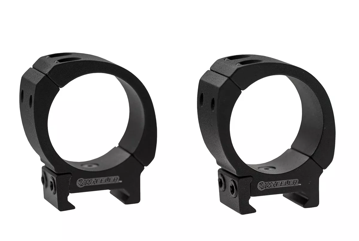 Wheeler 1133748 Sporter Scope RingsBlack 1" Medium