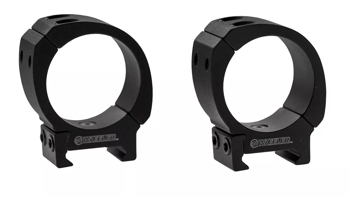 Wheeler 1133753 Sporter Set Black 34mm Tube Low Bi-Weaver Picatinny/Weaver
