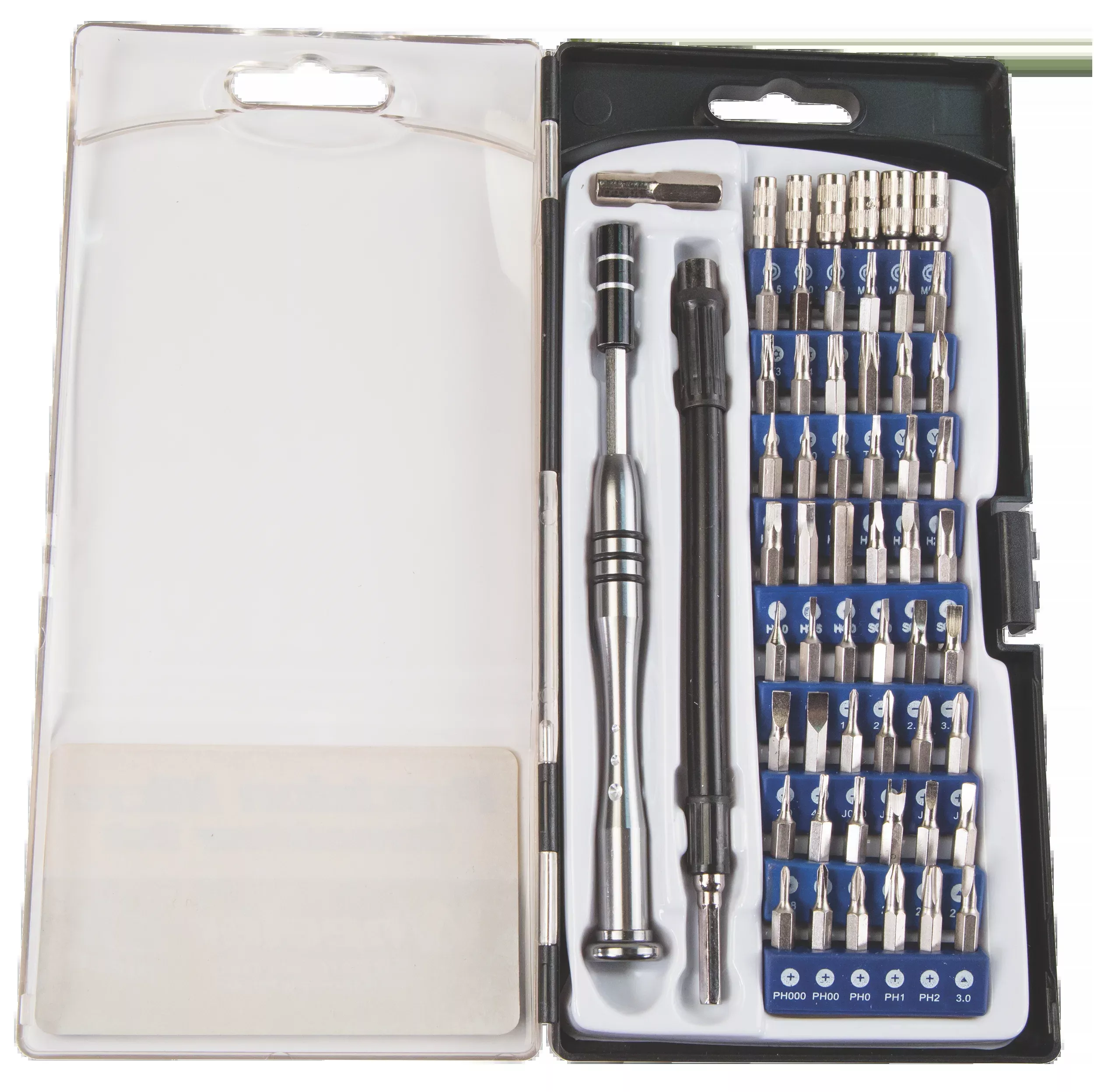 Wheeler 564018 Precision Micro Screwdriver Set 58-Piece Chrome Plated Steel Extendable Handle