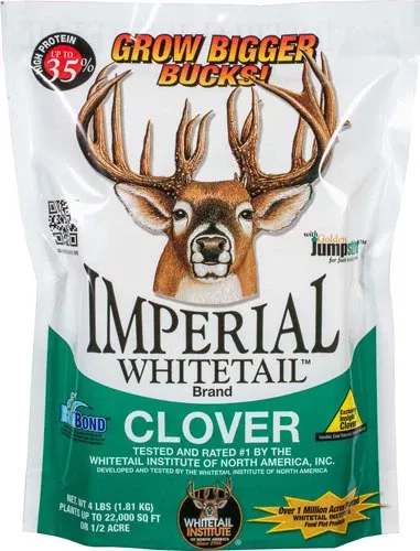 Whitetail Institute Imperial Clover 1/4 Acre 2 lb Spring/Fall Food Plot Seed