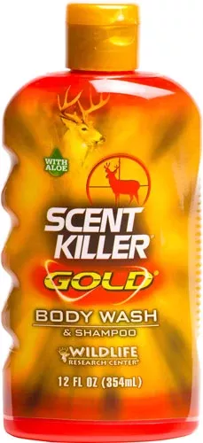 Wildlife Research Scent Killer Gold Body Wash & Shampoo 12 oz - Case Pack of 6