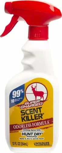 Wildlife Research Super Charged Scent Killer 12 oz Odor Eliminator Spray - Case Pack of 6