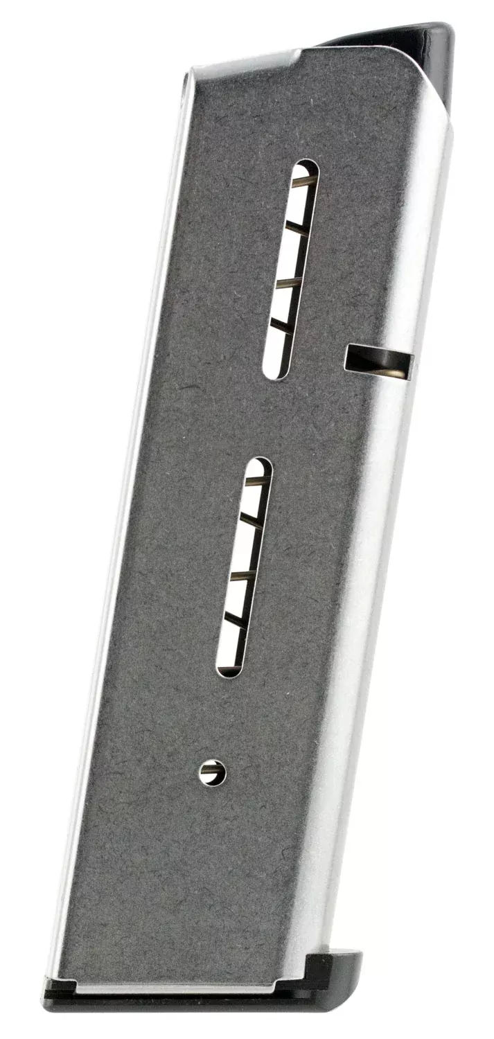 Wilson Combat 47DC 19118rd Detachable w/ Lo-Profile Steel Floor Plate 45 ACP Fits 1911 Government Stainless Steel