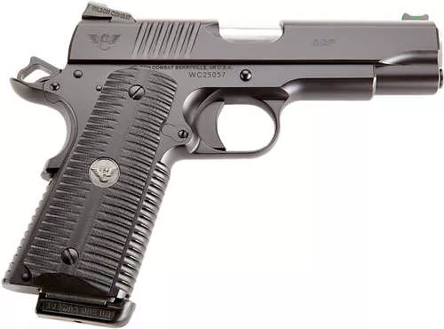 Wilson Combat ACP Commander 9mm Luger 4.25" Barrel 10 Round Black Armor-Tuff Carbon Steel G10 Eagle Claw Grip