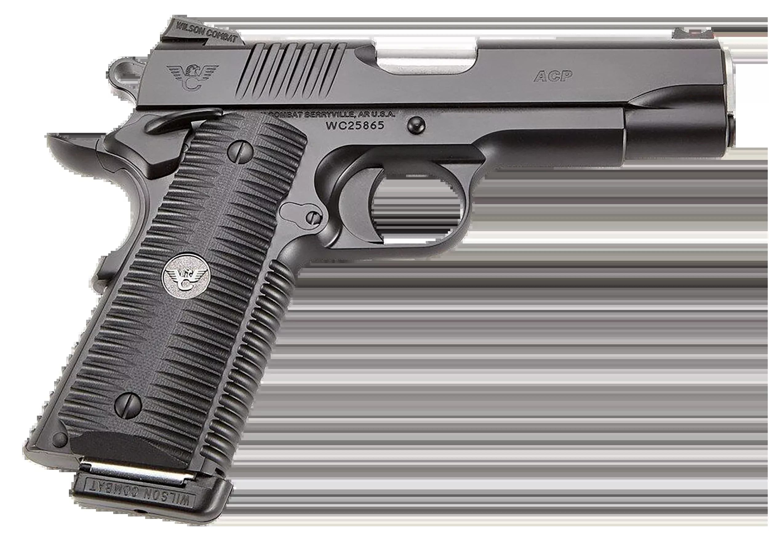 Wilson Combat ACP Full-Size 9mm Luger 5" 10+1 Semi-Auto Pistol - Black Armor-Tuff