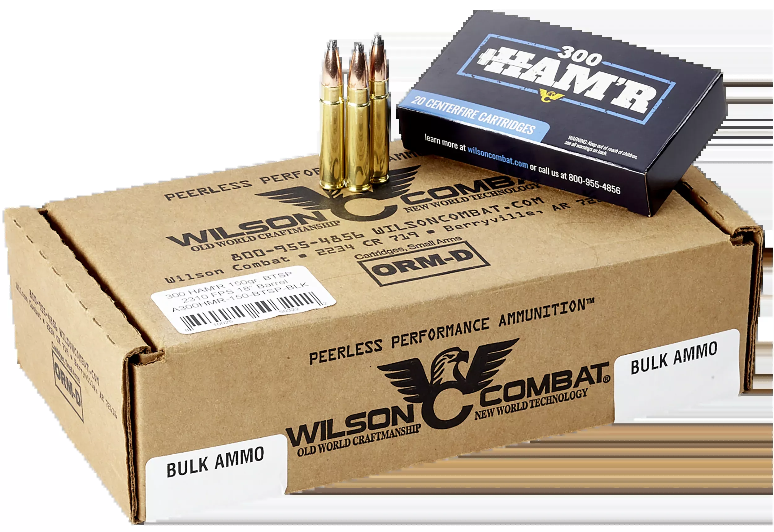 Wilson Combat HAM'R 300 HAM'R 150gr Boat Tail Soft Point - Box or Case