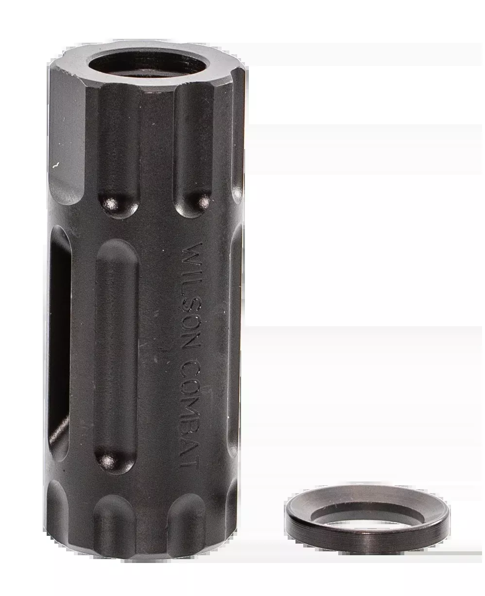 Wilson Combat Q-Comp Muzzle Brake 5.56x45mm NATO 1/2x28 Melonite QPQ Steel